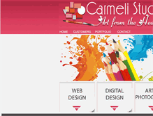 Tablet Screenshot of carmelistudio.com